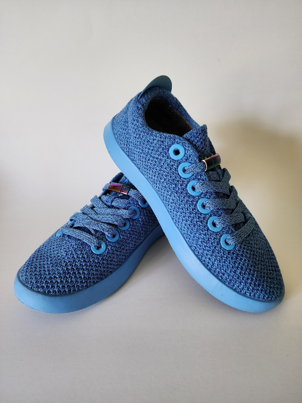 Allbirds Tree Pipers in Buoyant Blue (Knit Athletic Sneakers)